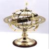 DIVINE HANDICRAFT New Astrolabe, Zodiac, Engraved, Celestial, 11'' Height Brass Armillary Sphere Globe,Finish (Brass Shine) Golden view 3