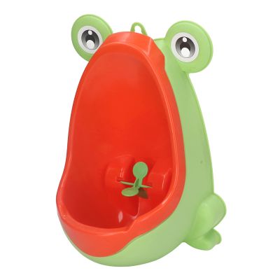 Marhynchus Cute Animal Shape, Funny Aiming Target, Wall Mounted Potty Training Urinal with Suction Cups (Yellow)
