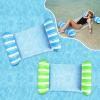 2 Pack Pool Float Adults 4-in-1 Water Hammock Float,Saddle, Drifter,Lounger Inflatable Pool Floats for Swimming Pool, Beach, Hammock Pool Float view 1