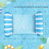 2 Pack Pool Float Adults 4-in-1 Water Hammock Float,Saddle, Drifter,Lounger Inflatable Pool Floats for Swimming Pool, Beach, Hammock Pool Float view 4