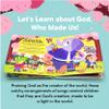 God Made Me Christian Sound Books for Kids - 6 Bible Songs - Baptism, Christening, Dedication Gifts for Boys and Girls - Religious Toys, Music Books for Toddlers 1-3 view 2