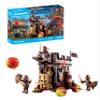 PLAYMOBIL Novelmore 71643 Fire Cannon Combat Cart with Three Burnham Bandits, Including Various Accessories, Action Packed Toys for Boys and Girls Ages 4 view 1