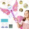 Princess Bubble Wand,Bubble Machine for Kids Girls,Music & Light Up Bubble Blower,Bubble Maker,Outdoor Party Birthday Bubble Toy for Toddlers,Gift for Girls Age 3 4 5 6 7 8 Years Old.(Pink) view 1