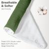 NISXABEBE Muslin Baby Bibs, 6 Pack, Baby Bandana Drool Bibs 100% Cotton for Baby Boy Girl,Solid Colors Bib for Drooling Teething (Boys) view 3