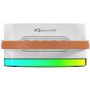 IQ Sound IQ-908K Mini Karaoke Bluetooth Speaker with Wireless Microphone, RGB Lights Surround, Fun Voice Changing in Rechargeable Compact, and Portable Design Ideal Gifts for Kids and Adults (White) view 2