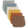 Gerber Baby Unisex Muslin Burp Cloths 6-Pack, Multi Browns, Large Size 20" x 10" view 2
