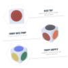 BESTOYARD 6 Pcs Dice Drinking Dice 6- Sided Game Dice Party Dice Fun Dice Kids Performing Dice RPG Dice Playing Dice Entertainment Dies Dice Game Acrylic Abs Party Supplies Child view 2