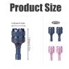 3 Pro/4 Pro Control Sticks, 4pcs Detachable Aluminum Alloy Drone Joysticks for DJI Mini 3/Mini 3 Pro/Mini 4 Pro/Air 3 /Mavic 3 Pro RC & RC 2 Remote Controller Replacement Accessories (Blue, Pink) view 2