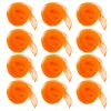 Jmkcoz 12pcs Square Juggling Silk Dance Scarves Magic Tricks Performance Props Accessories Movement Scarves Rhythm Band Scarf (Orange) view 3