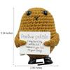 Stitch-Witch Emotional Support Gifts, Hilarious White Elephant Gifts for Adults, Walking Potato Crochet, Wind-up Potato(Brown Potato) view 3
