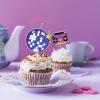 28Pcs Disco Party Cupcake Toppers 1970s Disco Throwback Fever Dance Theme Cupcake Toppers for Retro 70's Boogie 1970s Theme Birthday Hippie Party Supplies view 4