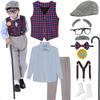 ZeroShop Old Man Costume for Kids, Hats with Shirts 100th Day of School Grandpa Old Person Dress Up Outfit for Boy -6 view 1