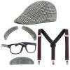 ZeroShop Old Man Costume for Kids, Hats with Shirts 100th Day of School Grandpa Old Person Dress Up Outfit for Boy -6 view 3