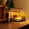 ROBOTIME DIY Miniature House Kit Mini Dollhouse Building Toy Set Plastic Tiny Room Making Kit with Accessories Model Room Craft Hobby Decent Gifts (Sweet Dream Bedroom) view 3