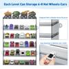 KISLANE Acrylic Display Case for Toy Cars & Matchbox Cars, 6 Tiers Matchbox Cars Display Case, Sturdy Assembly Storage Case Display of 48 Toy Cars Matchbox Cars (6- Tiers Gray) view 3