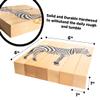 Wooden Animal Chunky Puzzles for Toddlers 2+ Years - Montessori 4 in 1 Safari Animal Block Puzzle Toy view 2
