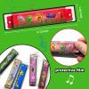 35 Pcs Harmonica for Kids 16 Holes Musical Instrument, Return Gift Cartoon Double Row Harmonica Bulk Toy for 3 Years + Kids Party Favors Goodie Bags Stuffers & Operation Christmas Child Items view 2
