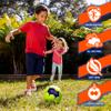 Nerf Kids Foam Mini Soccer Ball - Proshot Youth Soft Mini Foam Soccer Ball - 7" Inch Indoor + Outdoor for Kids - Fun Toy for Practice + Games - Green/Blue view 4