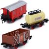 Classic Christmas Train Toys Set with Lights and Sounds, Electric Train Set with Tracks, Locomotive Engine, Cargo Car, Coal Cargo, Passenger Coach view 4