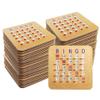 GSE Games & Sports Expert 5Ply Stitched Shutter Bingo Cards, Finger-Tip Shutter Slide Bingo Cards, Easy-Read Large Print Bingo Cardboard with Sliding Windows (200-Pack) view 1