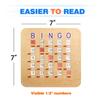 GSE Games & Sports Expert 5Ply Stitched Shutter Bingo Cards, Finger-Tip Shutter Slide Bingo Cards, Easy-Read Large Print Bingo Cardboard with Sliding Windows (200-Pack) view 2