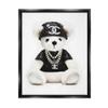 Fashion Teddy Bear Glam Cartoon, 24 x 30 Inch Canvas in Floater Frame view 1