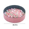 ABPETE Ball Pit for Toddlers,Foldable Baby Ball Pit, 40" Toddler Ball Pit for Filling 600 Balls,Kids Beach/Park/Ccamping Use,Dog,with Storage Bag,Soft & Safe view 2