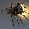 OYDL 3D Metal Spider Puzzle with LED Lamp, DIY Mechanical Steampunk Puzzle Kits, Spider Desk Lamp Art Puzzle Metal Model Kit for Adult (512PCS) view 4