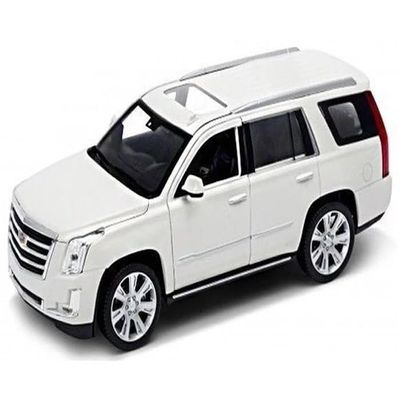 2017 Escalade with Sunroof White 1/24-1/27 Diecast Model Car by Welly 24084w