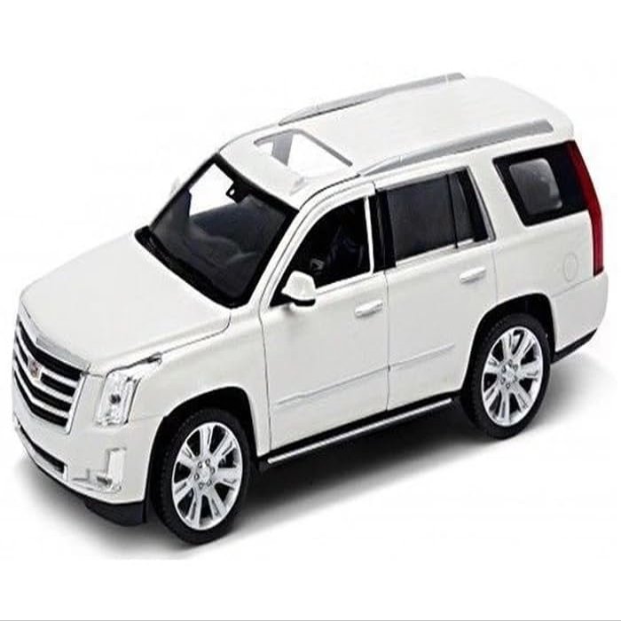2017 Escalade with Sunroof White 1/24-1/27 Diecast Model Car by Welly 24084w