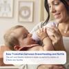 MAM Bottle Nipples Mixed Flow Pack - Fast Flow Nipple Level 3 and Extra Fast Flow Nipple Level 4, for Newborns and Older, SkinSoft Silicone Nipples for Baby Bottles, Fits All MAM Bottles, 4 Pack view 3