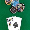 TigerTail Sports Save The Date Personalized Name & Photo Engagement Poker Chips (Orange Chips) view 3