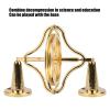 Alomejor Gyroscope Toy,Stress Relief Precision Balanced Smooth Spinning,Alloy Desk Toy for Adults Office Workers Home Study Travel view 2
