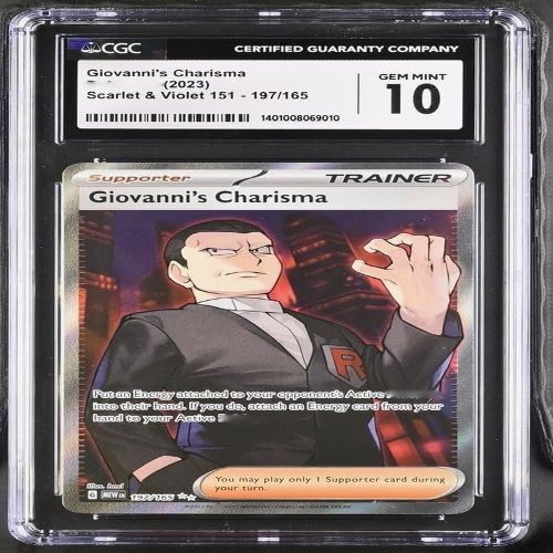 2023 Giovanni's Charisma 197/165 Scarlet & Violet 151 - MEW EN | English CGC Gem Mint 10