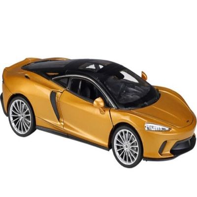 GT Gold Metallic with Black Top NEX Models 1/24 Diecast Model Car by Welly 24105gold