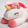 A FOR ADLEY Lost in The Movies White and Pink Rainbow Unicorn Plushie as Seen on The YouTube Videos view 2