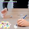 Blank Dice 16MM Acrylic Dice Write on White Cubes with Smoothed Surface Six-Sided Dice for Classroom Board Games DIY Sticker Counting Teaching Fun Numbers Building Blocks Custom Making (50 PCS) view 4