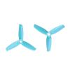 GRASKY 4 Pairs 8pcs Drone Propeller 3inch 3052 3 Bades Tri-Blade Propeller Compatible 1306/1806 Motor/Fit for FPV Mini 130mm Quadcopter Frame Kit (Color : Blue) view 1
