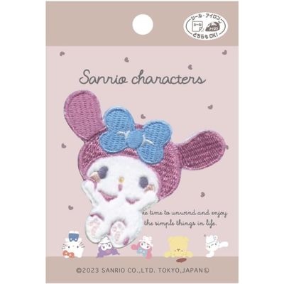 Pioneer Sanrio Characters SCW650-SCW57 My Melody Stick, 1 Piece, 2.4 inches (60 mm) x 2.4 inches (61 mm), Sticker and Iron, Dual-Purpose Type