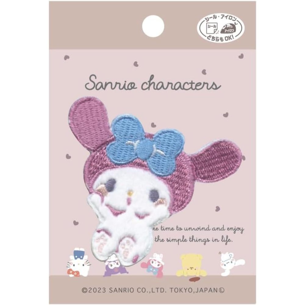 Pioneer Sanrio Characters SCW650-SCW57 My Melody Stick, 1 Piece, 2.4 inches (60 mm) x 2.4 inches (61 mm), Sticker and Iron, Dual-Purpose Type