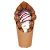 Shirfloral Fake Food Display Simulation Egg Waffle Ice Cream Model Artificial Bubble Waffle Model for Cake Shop Kitchen Display Decoration (6) view 1