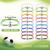 160Pcs Soccer Party Favor Set, 20Pcs Satin Soccer Scrunchies Hair Ties, 20Pcs Soccer Bracelet, 20Pcs Soccer Key chains, 100Pcs Soccer Stickers for Soccer Sports Birthday Themed Party Decoration view 2
