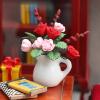 AirAds Dollhouse 1:12 Scale Dollhouse Miniature Furniture Doll kit nightstand drawes red (1 Flower Pot) view 1