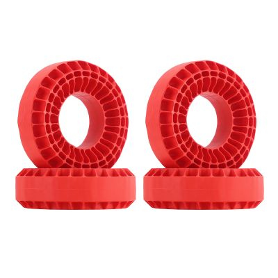 INJORA Silicone Rubber Insert for 118-122mm 4.75" OD 1.9" Wheel Tires(Large Red)