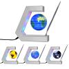 BEBEVOGUE Personalized Magnetic Levitating Globe with LED Light & Pen Anti Gravity Floating World Globe Unique Birthday Gift for Men Father Boys Boss Office Home Desk Gadget Decor (Blue) view 2
