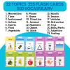 ZEENKIND German & English Talking Flash Cards with 510 Sight Words for Toddlers 2 3 4 5 6 Years Old, Learn German for Kids, Audible Pocket Speech Early Learning Bilingual Flashcard Toys, 255 Cards view 4
