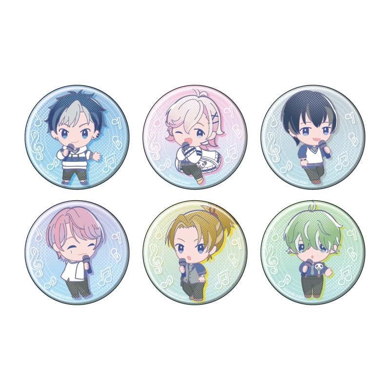 Aopela Aoppella! Design Produced by Sanrio 02 Mini Character Illustration Can Badge Box of 6