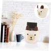 Homoyoyo Bear Storage Basket Kids Storage Large Small Snack Toy Food Toy Bins Jute Rope Planter Blanket Child Cotton Rope Small Animals Bread Basket view 2
