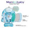 2026 Upgread Mambobaby Float with Canopy, Non Inflatable Solid Baby Swim Float, Upgrade Soft Skin-Friendly Fabric Material Infant Pool Float, Smart Swim Trainer for Infant Toddler 3-24 Months view 2