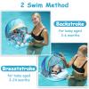 2026 Upgread Mambobaby Float with Canopy, Non Inflatable Solid Baby Swim Float, Upgrade Soft Skin-Friendly Fabric Material Infant Pool Float, Smart Swim Trainer for Infant Toddler 3-24 Months view 3